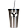 Great American Products NCAA 16oz Stainless Steel Insulated Tumbler with Straw