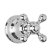 Rohl Wall Mounted Volume Control Trim with Ornate Metal Lever in Polished Nickel