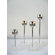 Boom Design OH Steel and Lucite Candelestick Holder
