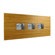 Boom Design Three Slot Wood Picture Frame