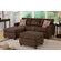 Poundex Bobkona Modular 3 Piece Sectional