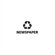 Rubbermaid Commercial Products Newspaper Recycling Decal