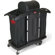 Rubbermaid Commercial Products High-Security Housekeeping Cart with 2-Shelf in Black
