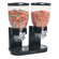 Zevro Dry Food Dual Dispenser in Black