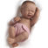 JC Toys La Newborn - 14" Closed Eyes Real Girl Vinyl Doll