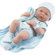 JC Toys La Newborn - 14" Real Boy Vinyl Doll with Blue Outfit