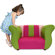 Fantasy Furniture Kid's Fancy Microsuede Chair