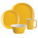 Rachael Ray Round and Square 16 Piece Dinnerware Set