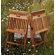 Barlow Tyrie Teak Monaco Carver Folding Dining Arm Chair with Cushion