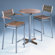 Barlow Tyrie Teak Equinox 2-Seat Outdoor High Dining Set