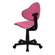 Flash Furniture Student Mid-Back Task Chair with Metal Accent Bands