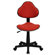 Flash Furniture Student Mid-Back Task Chair with Metal Accent Bands