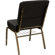 Flash Furniture Hercules Series 21'' Extra Wide Church Chair with 4'' Thick Seat and Communion Cup Book Rack