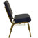 Flash Furniture Hercules Series 21'' Extra Wide Church Chair with 4'' Thick Seat and Communion Cup Book Rack