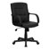 Flash Furniture Mid-Back Leather Task Chair with Nylon Arms