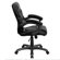 Flash Furniture Leather Executive Chair with Gun Metal Base and Thick Padded Arms