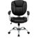 Flash Furniture Mid-Back Task Chair with Platinum Frame