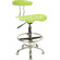 Flash Furniture Height Adjustable Drafting Stool with Chrome Base