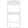 Flash Furniture Hercules Series Heavy Duty Plastic Folding Chair in White