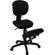 Flash Furniture Low-Back Height Adjustable Task Chair with Dual Wheel