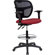 Flash Furniture Height Adjustable Drafting Stool with Curved Back