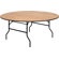 Flash Furniture Round Wood Folding Banquet Table