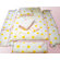 Piyo Piyo Seven Piece Crib Bedding Set in Pink 