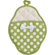 Jessie Steele Green and White Polka Dot Scalloped Pot Mitt