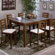 Emerald Home Furnishings Glacier Creek 7 Piece Counter Height Dining Set