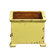 Antique Revival French Square Planter with Wooden Legs