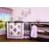 Geenny Boutique Butterfly 12 Piece Crib Bedding Set in Pink / Brown