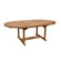 Anderson Collections Bahama 87" Oval Extension Dining Table