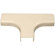 Morris Products 0.75" Three Way Tee in Ivory