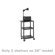 Da-Lite Pixmate Lightweight Plastic Cart [26", 34", 42" Heights]