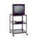 Da-Lite Pixmate 25" x 30" Shelf Adjustable Height Television Cart [Up to 42" Height]