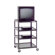 Da-Lite Pixmate 25" x 30" Multi-Shelf Television Cart [48" Height]