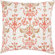 Rizzy Home T-3597 18" Decorative Pillow in Off White / Paprika