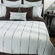 Rizzy Home Elle Bedding Set in Light Blue / Chocolate