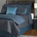 Rizzy Home London Comforter Set in Charcoal / Peacock