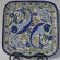 Le Souk Ceramique Aqua Fish Design 11.5" Square Platter