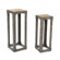 Moe's Home Collection Urbane Pedestal Plant Stand (Set of 2)