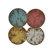 Moe's Home Collection Distressed Circles Wall Decor