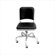 Emeco Navy Mid-Back Upholstered Swivel Office Chair