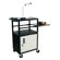 Luxor Presentation Station in Black with Laptop Shelf