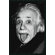 Amanti Art Albert Einstein - Funny Face Framed Print Art - 37.66" x 25.66"