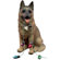 Sandicast German Shepherd Christmas Ornament