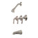 Premier Faucet Sanibel Three-Handle Volume Control Tub and Shower Faucet