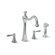 Premier Faucet Sonoma Two Handle Widespread Kitchen Faucet with Matching Side Spray