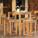 Oxford Garden Hampton 5 Piece Bar Set