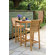 Oxford Garden Dartmoor 3 Piece Bar Height Dining Set